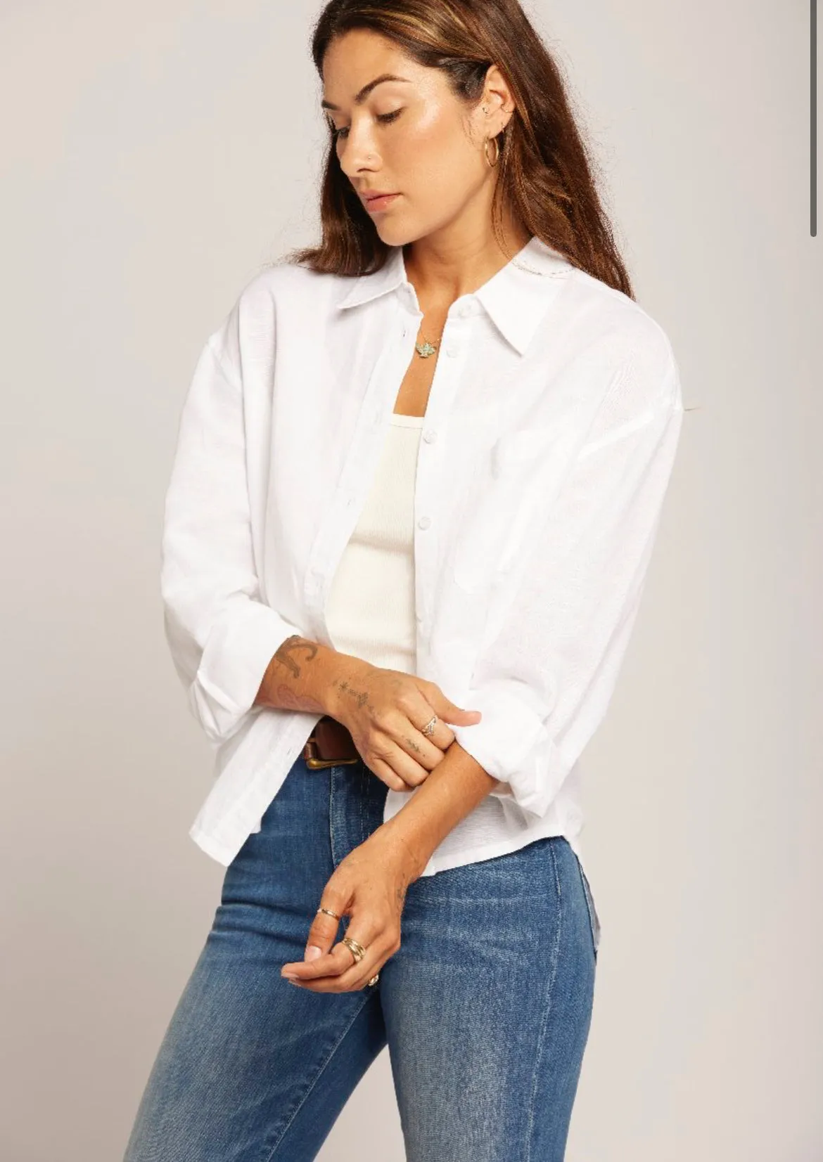 THE CANDID SHIRT - WHITE sold by Cave and Post product image thumbnail 2
