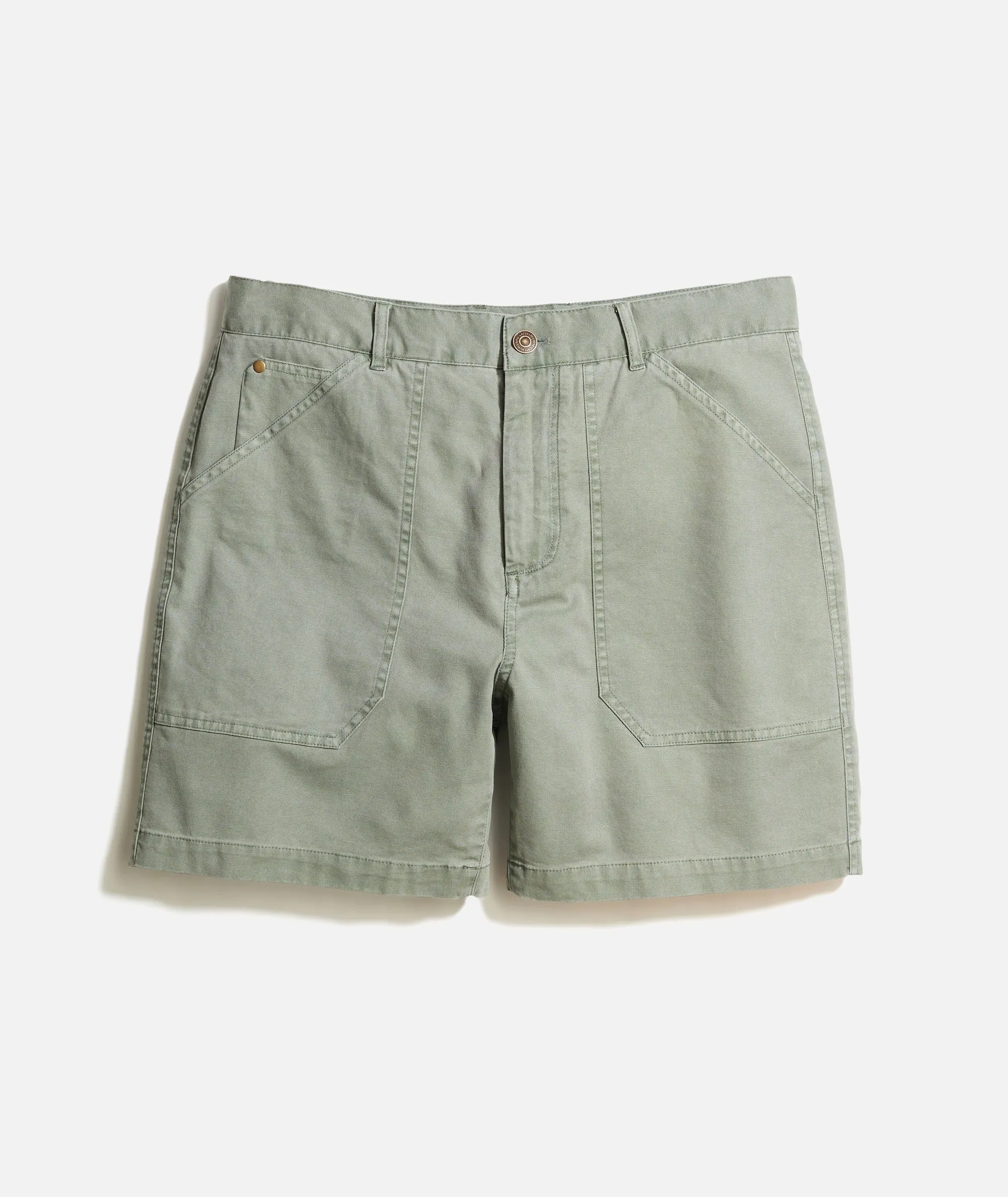 6" Utility Short - Vetiver sold by Cave and Post