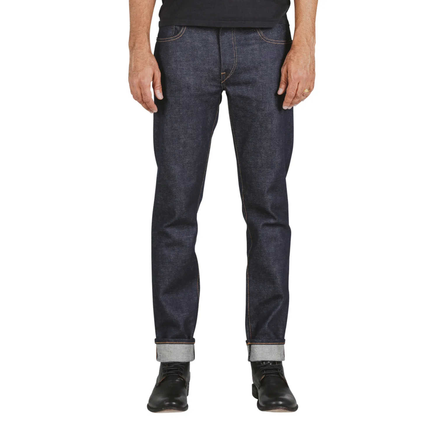 The Pen Slim - Indigo Raw 14oz sold by Cave and Post