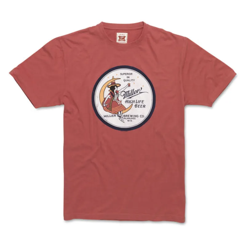 VINTAGE FADE MILLER HIGH LIFE TEE sold by Cave and Post