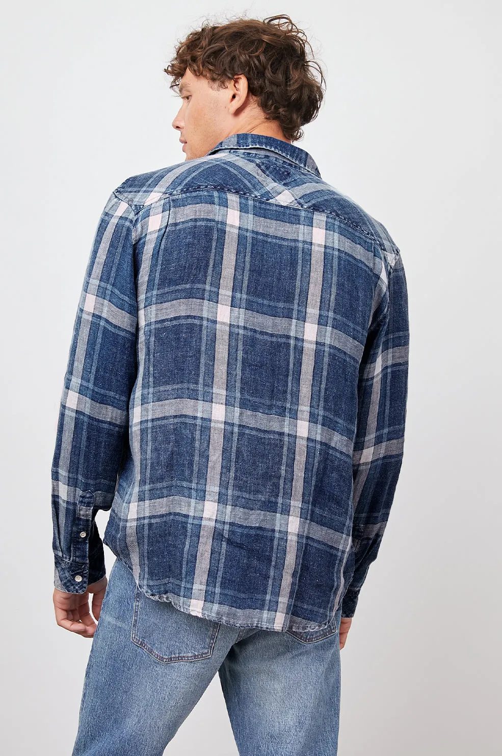 HAVANA - INDIGO GLEN PLAID sold by Cave and Post product image thumbnail 4