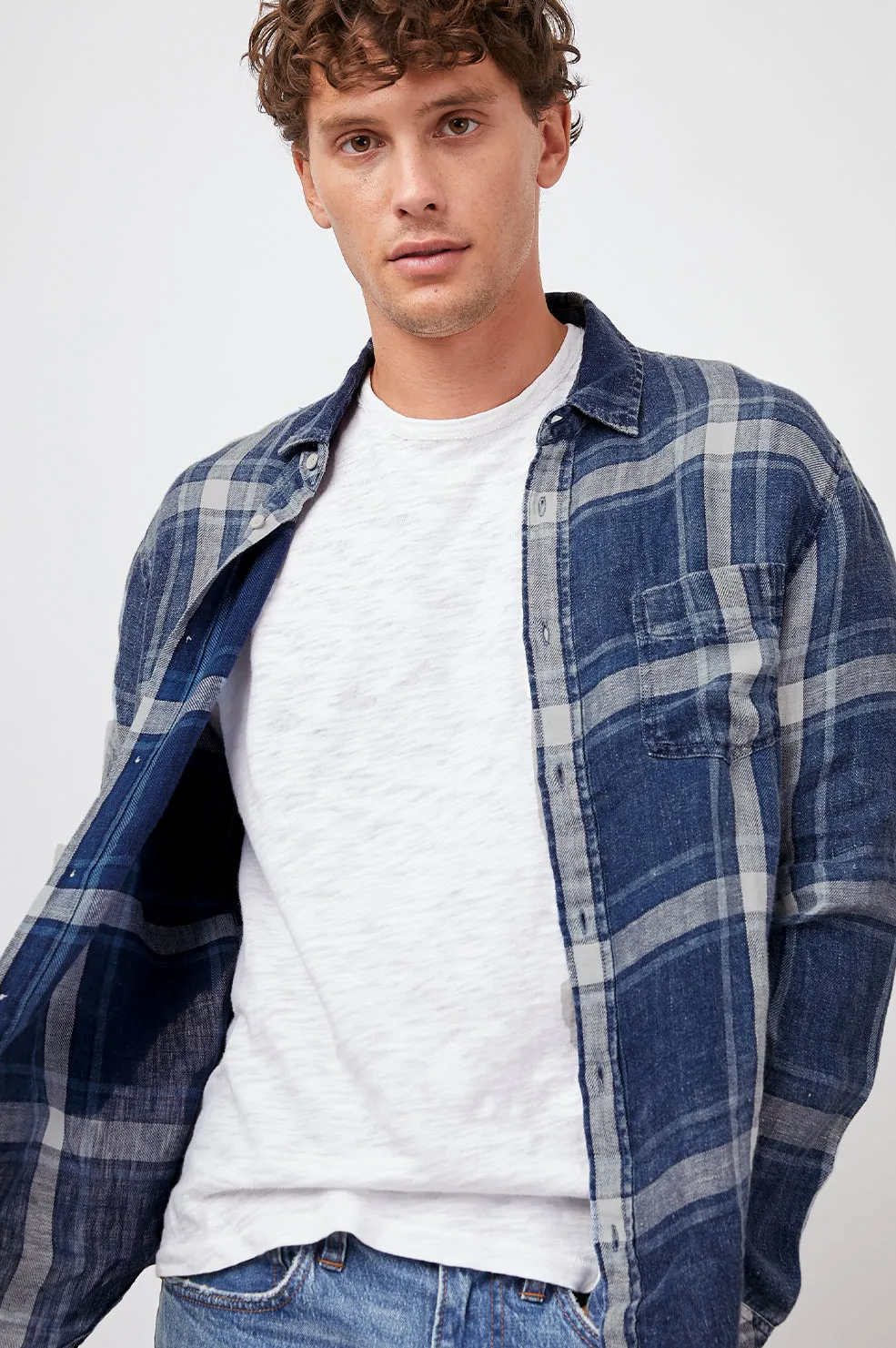 HAVANA - INDIGO GLEN PLAID sold by Cave and Post product image thumbnail 3