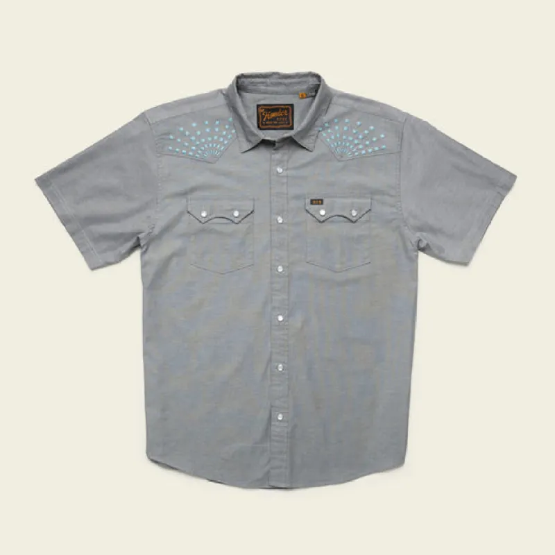 Crosscut Deluxe Shortsleeve Shirt - Beams : Blue Spruce sold by Cave and Post