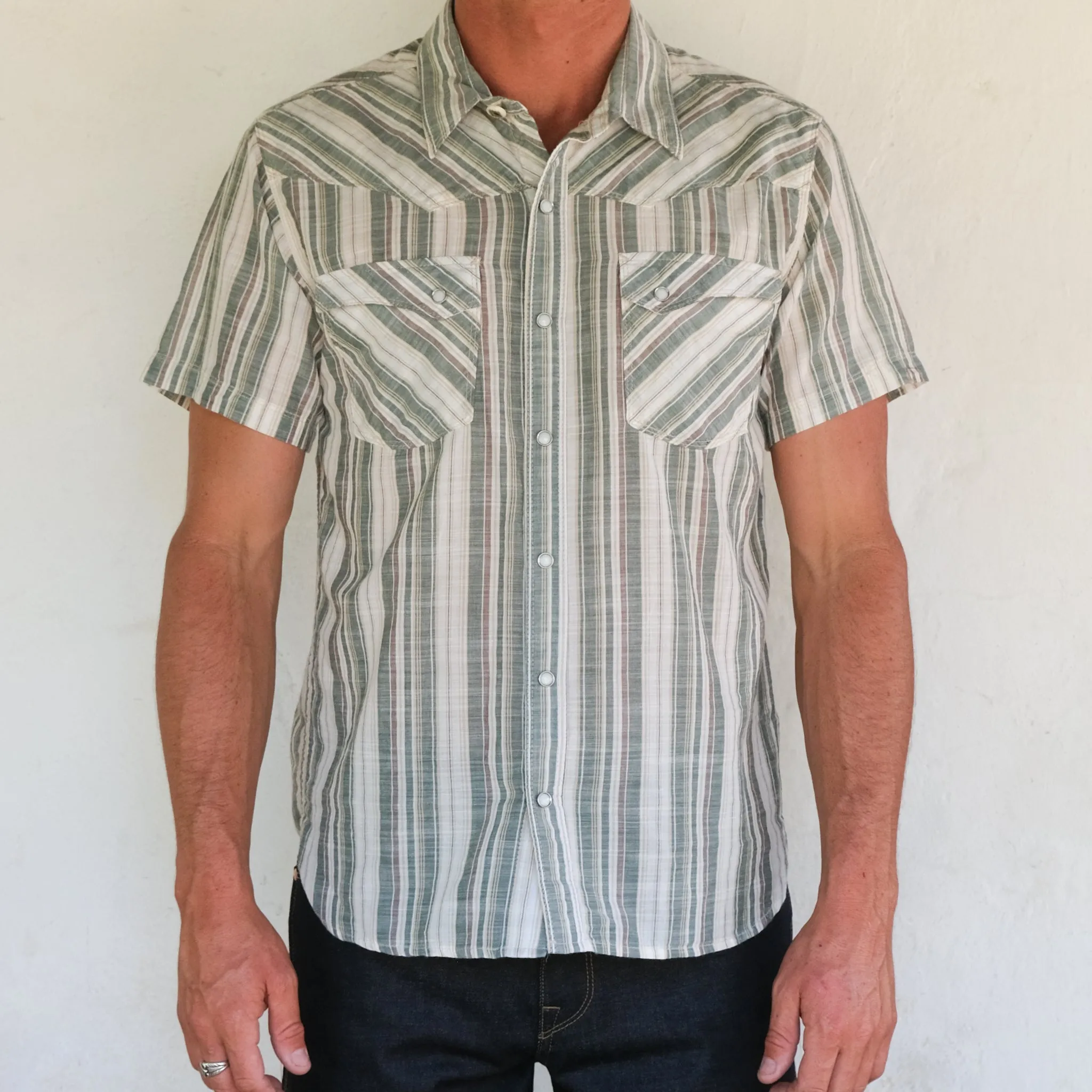 CALICO S/S WHITE STRIPE sold by Cave and Post product image thumbnail 2