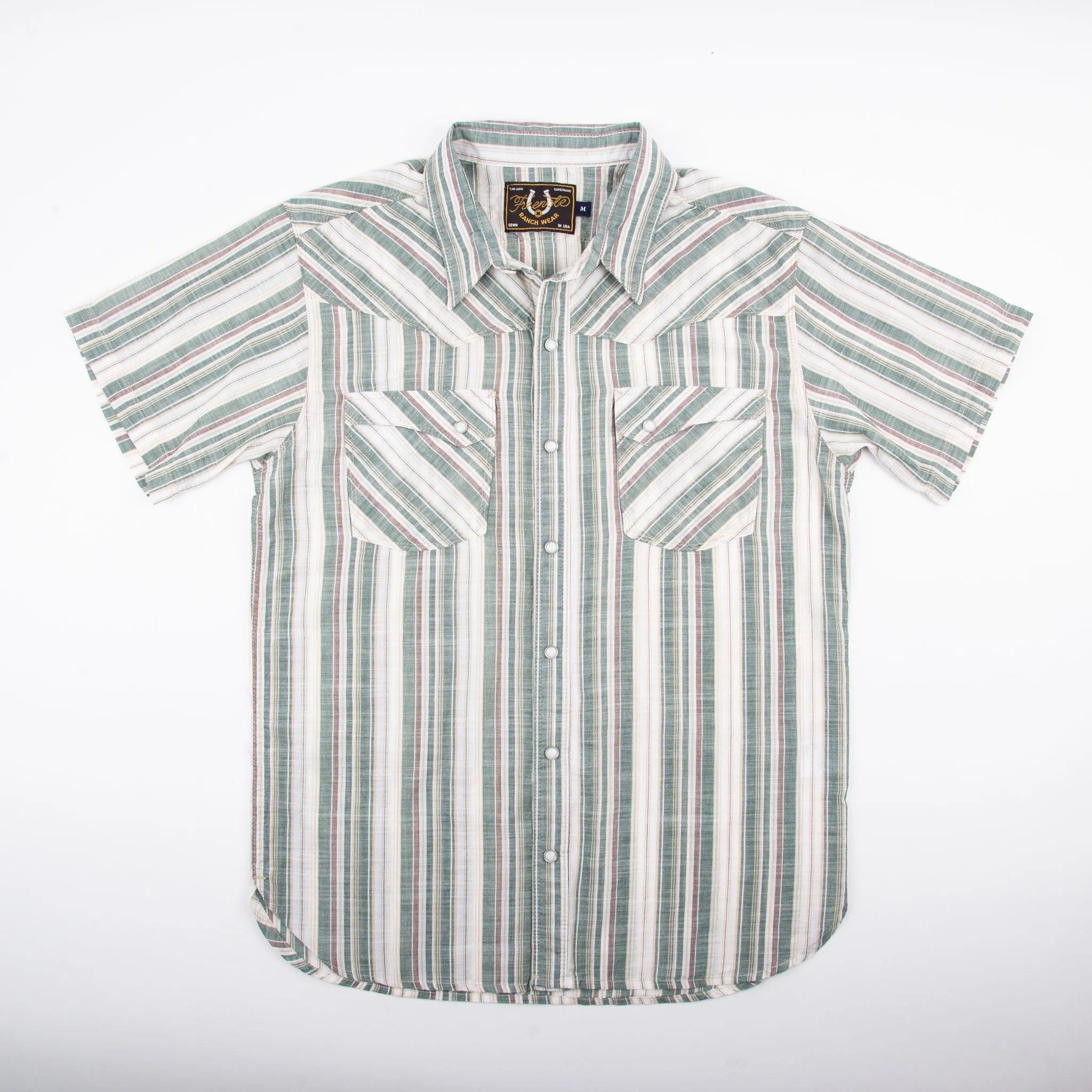 CALICO S/S WHITE STRIPE sold by Cave and Post