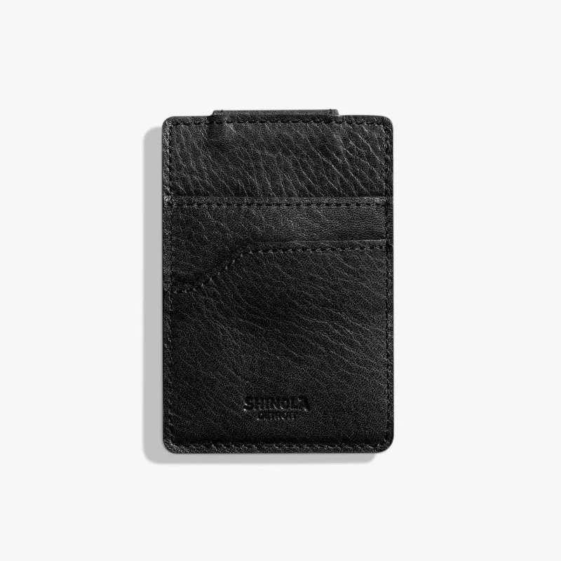 MAGNETIC MONEY CLIP CARD WALLET made by Shinola