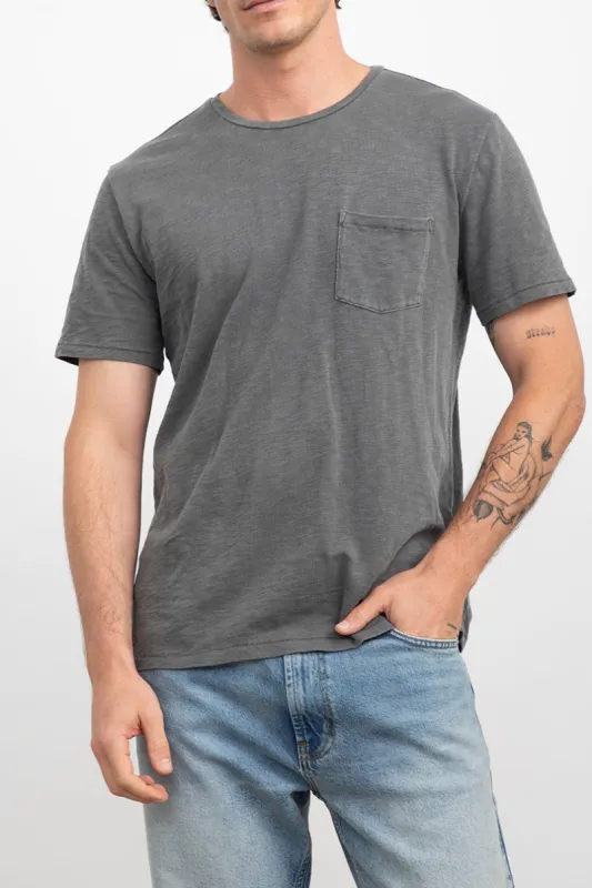 Skipper T-Shirt - Washed Black sold by Cave and Post