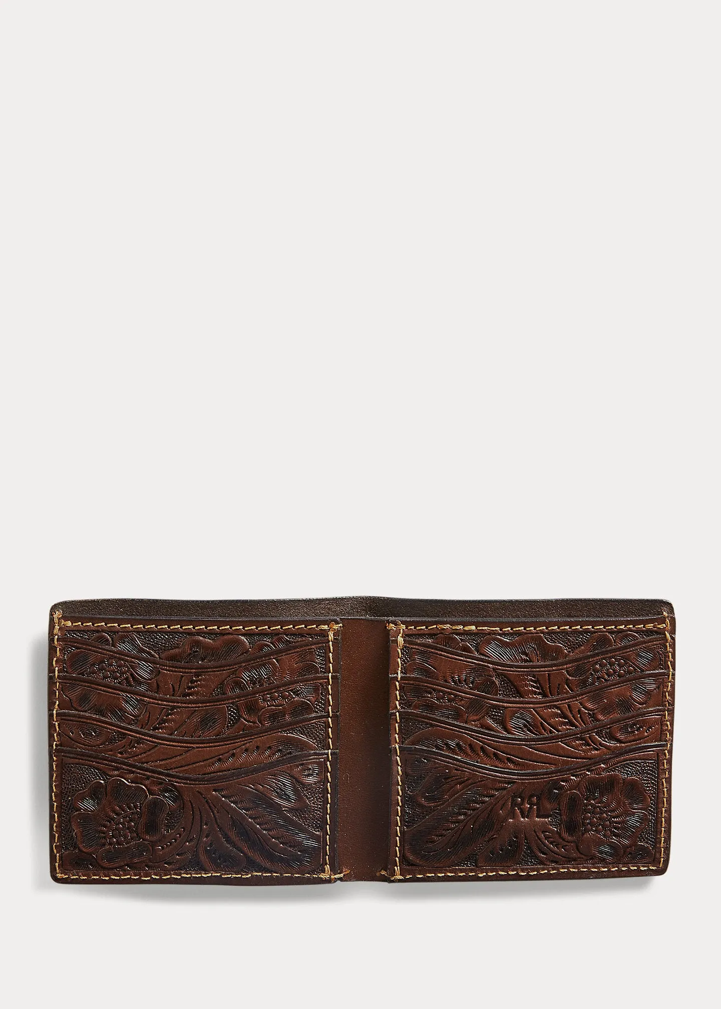 RRL Hand-Tooled Leather Billfold sold by Cave and Post product image thumbnail 3
