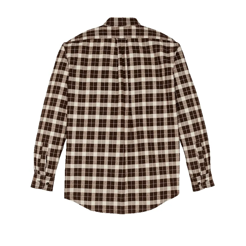ALASKAN GUIDE SHIRT - Brown / Cream Plaid sold by Cave and Post product image thumbnail 2