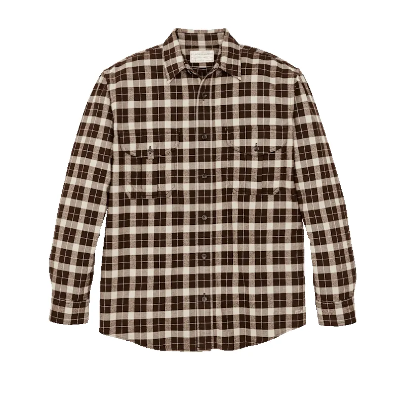ALASKAN GUIDE SHIRT -  Brown / Cream Plaid sold by Cave and Post