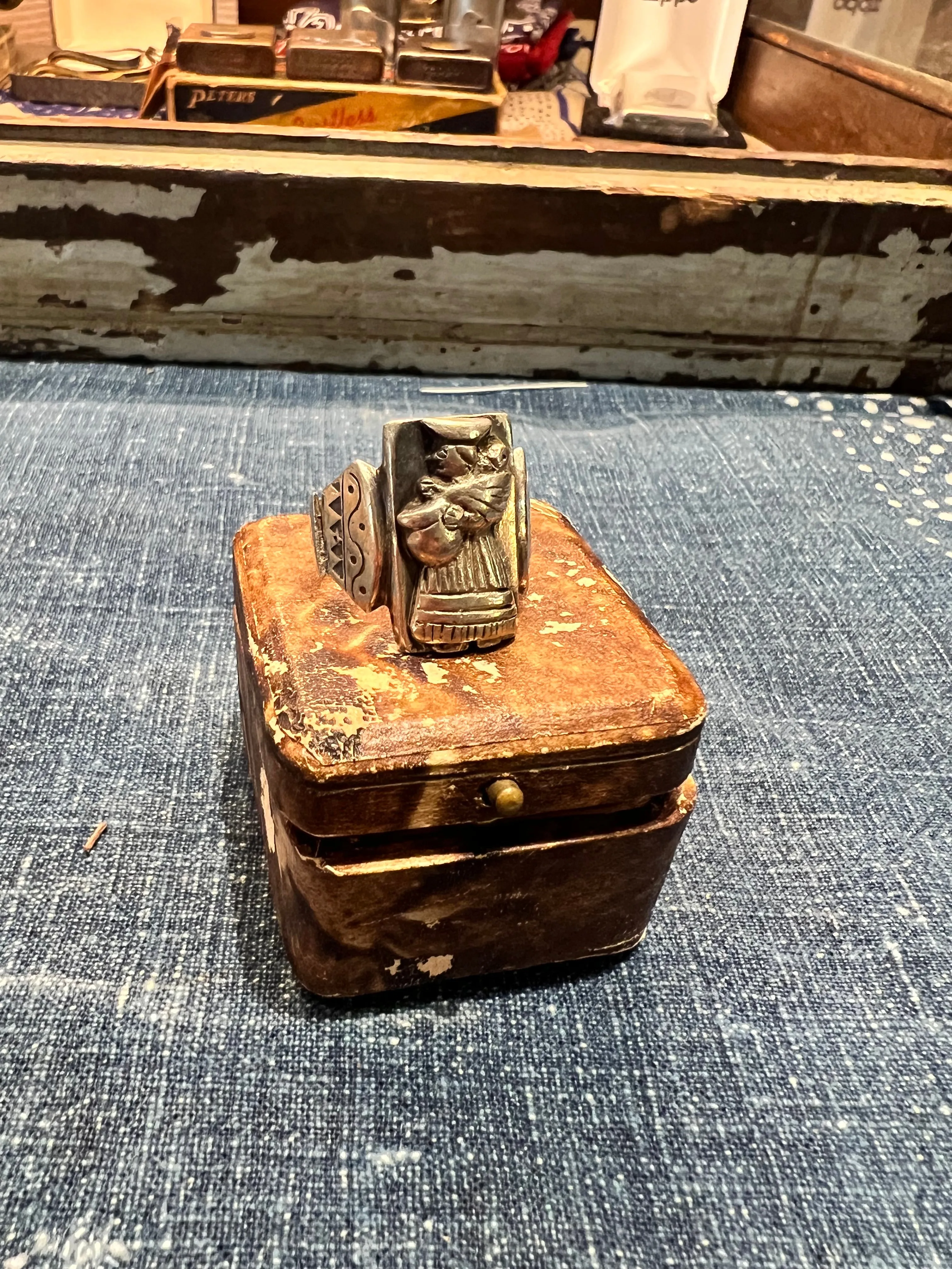 Vintage Sterling Men's Ring sold by Cave and Post