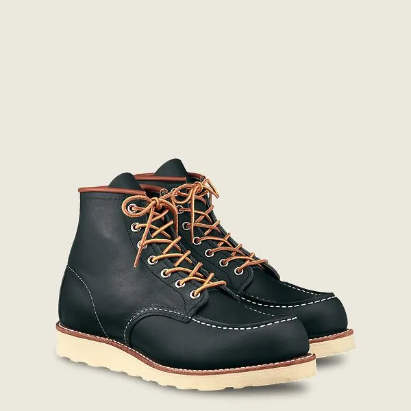 Heritage - Style 8859 CLASSIC MOC MEN'S 6-INCH BOOT IN NAVY PORTAGE LEATHER sold by Cave and Post product image thumbnail 2
