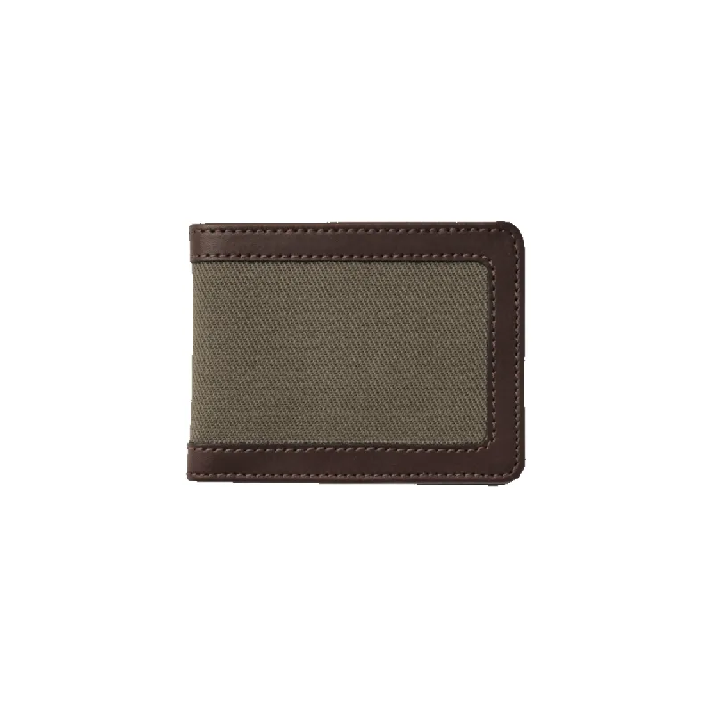 RUGGED TWILL OUTFITTER WALLET - OTTER GREEN sold by Cave and Post
