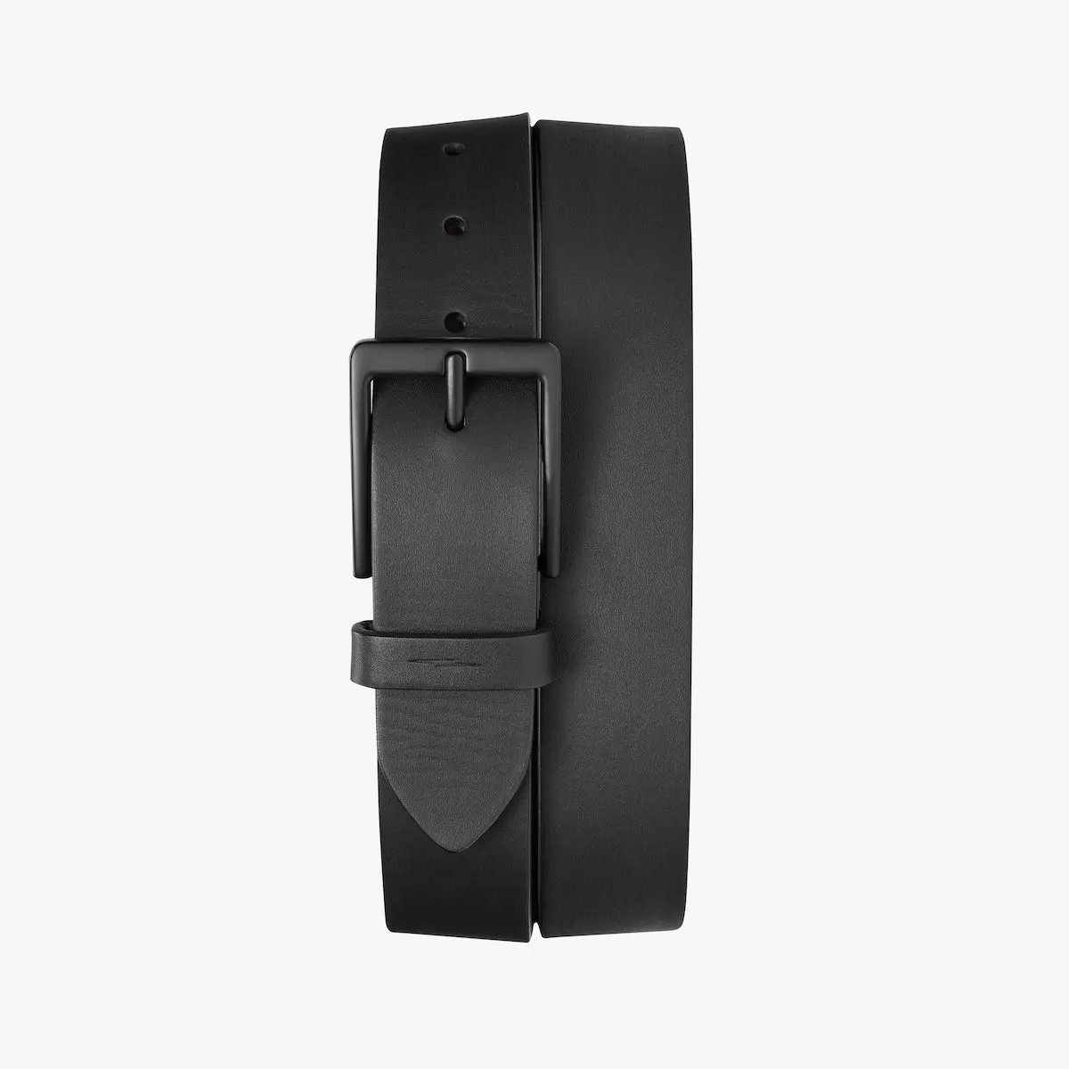 LIGHTNING BOLT KEEPER BELT - BLACK NATURAL LEATHER sold by Cave and Post product image thumbnail 3