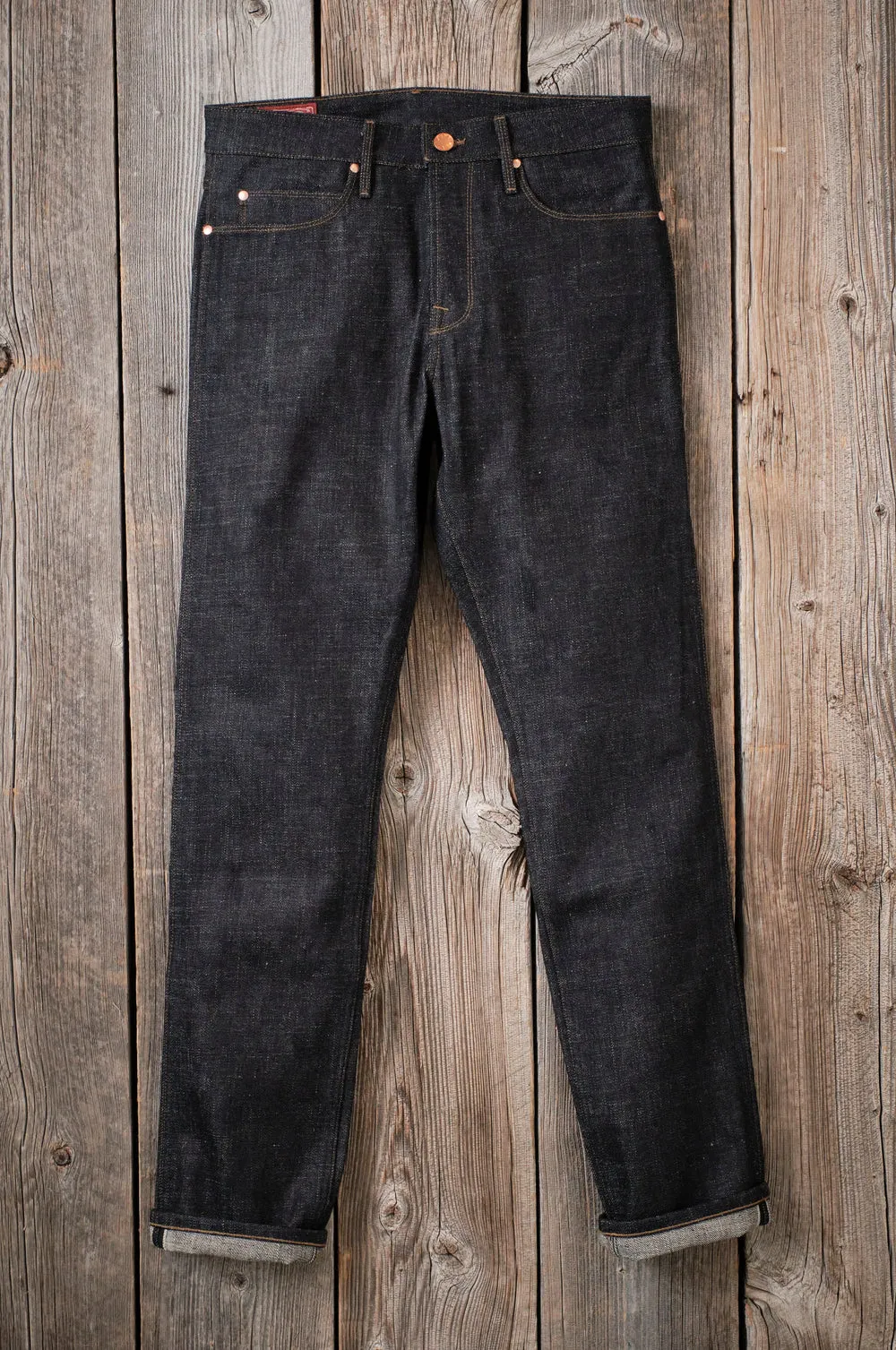 RIOS 17 OUNCE RAW INDIGO DENIM sold by Cave and Post product image thumbnail 4