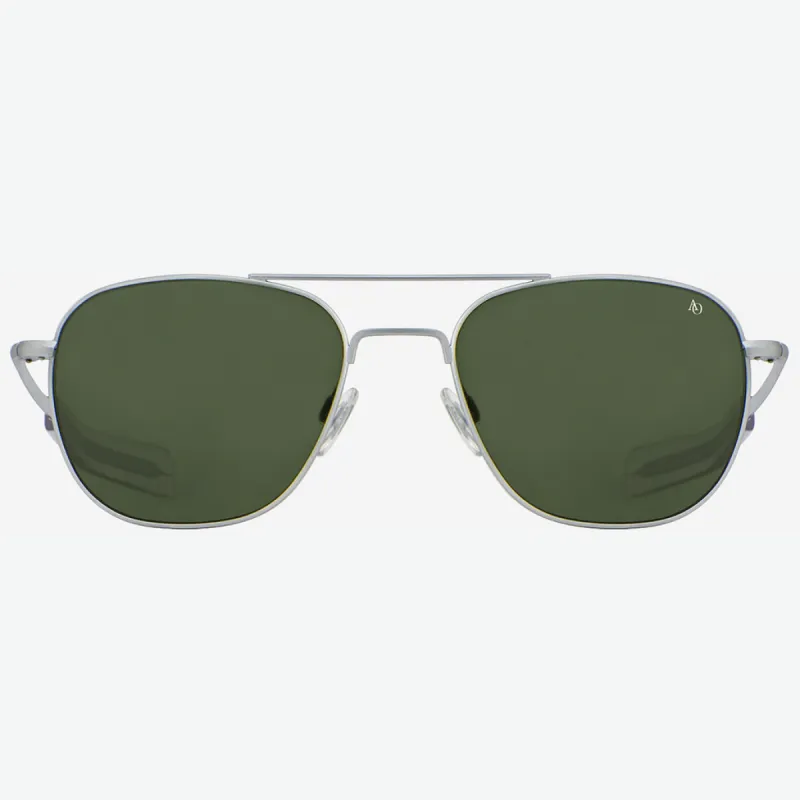 Original Pilot - Silver/Green Glass Polarized sold by Cave and Post