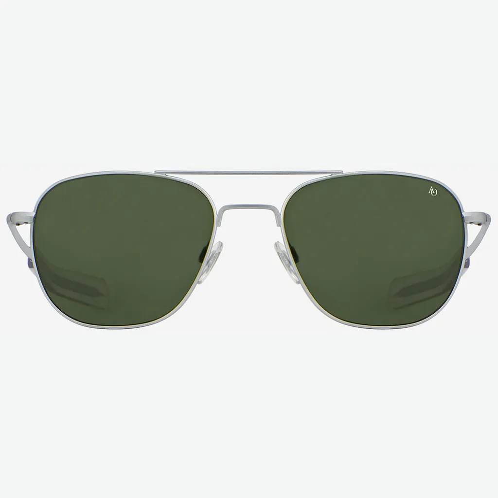 Original Pilot - Silver/Green Glass Polarized sold by Cave and Post