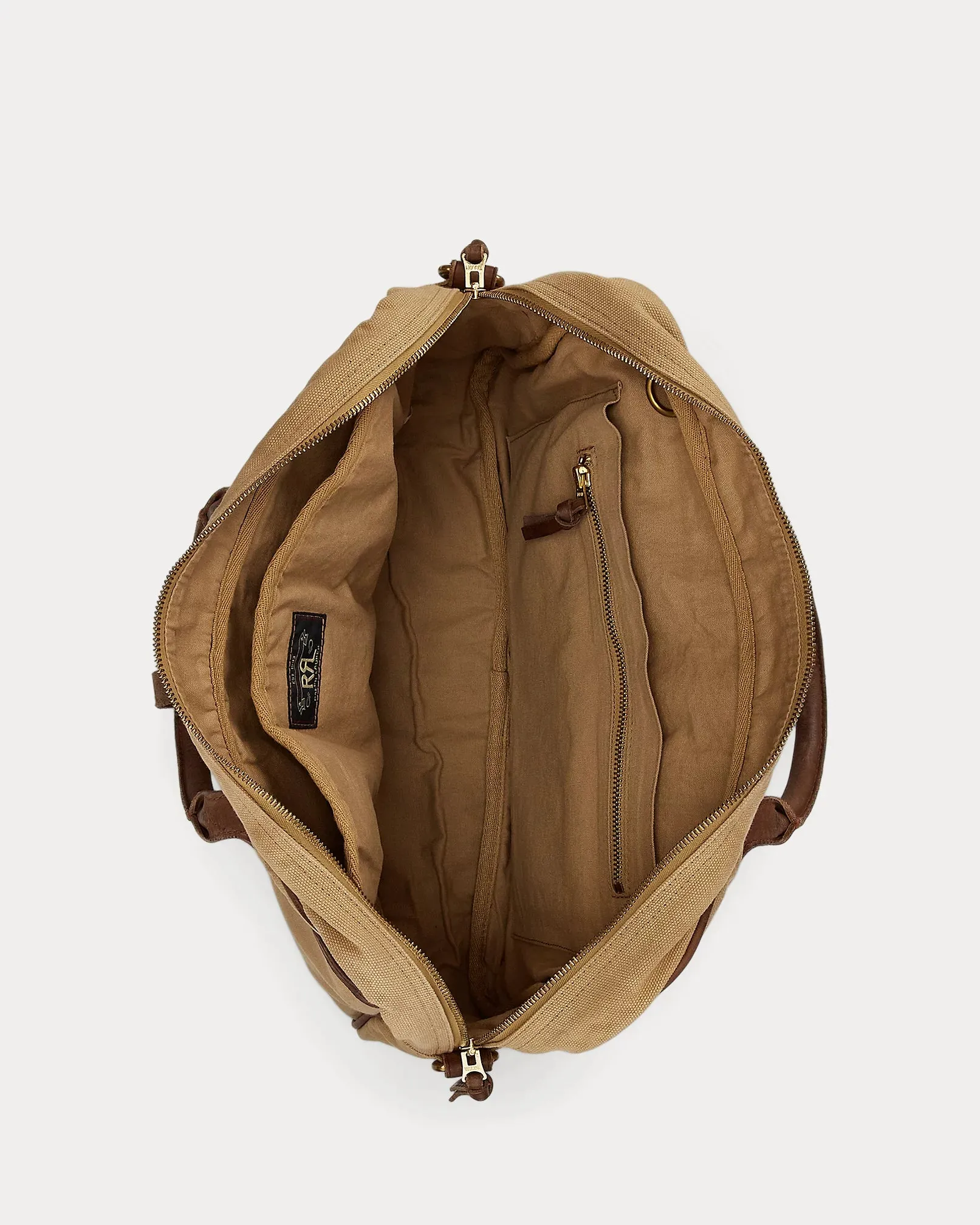 RRL Leather-Trim Canvas Briefcase sold by Cave and Post product image thumbnail 4