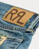 RRL High Slim Brannon Repaired Jean sold by Cave and Post