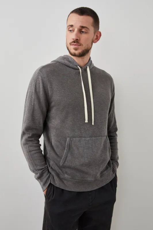 Mammoth Hoodie - Washed Black sold by Cave and Post