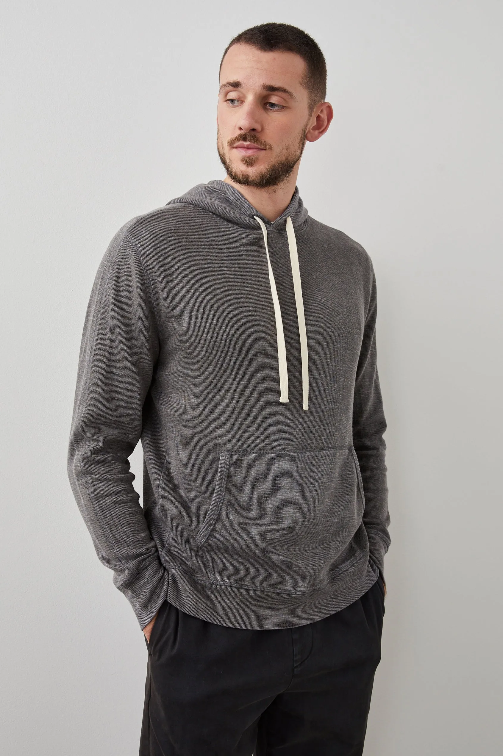 Mammoth Hoodie - Washed Black sold by Cave and Post