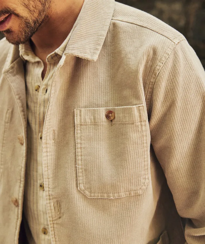 Walker Cord Chore Coat in Vintage Khaki sold by Cave and Post product image thumbnail 3