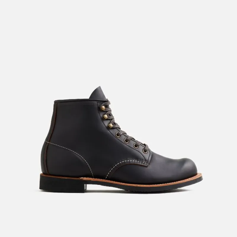 RED WING BLACKSMITH MEN'S 6-INCH BOOT IN BLACK PRAIRIE LEATHER sold by Cave and Post