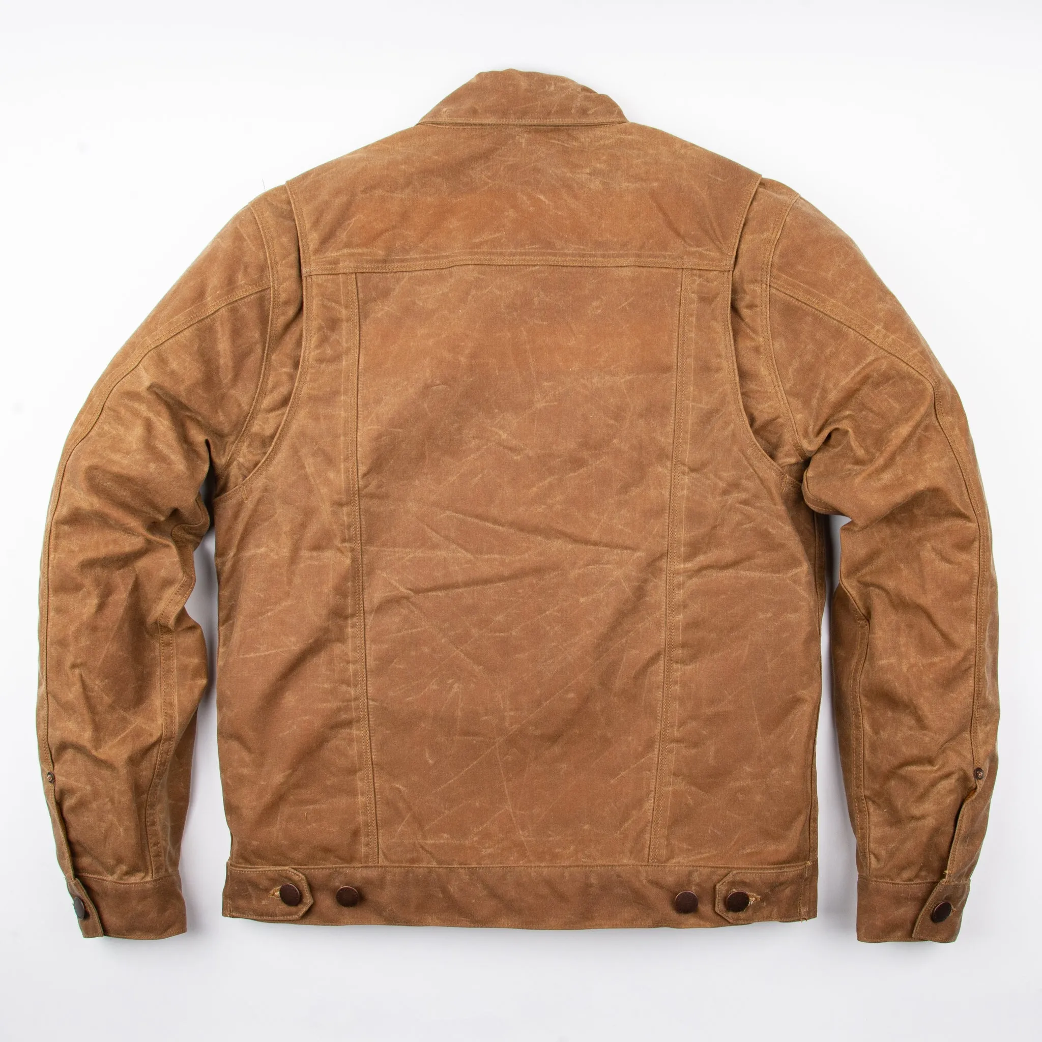 RIDERS JACKET WAXED CANVAS - RUST sold by Cave and Post product image thumbnail 2