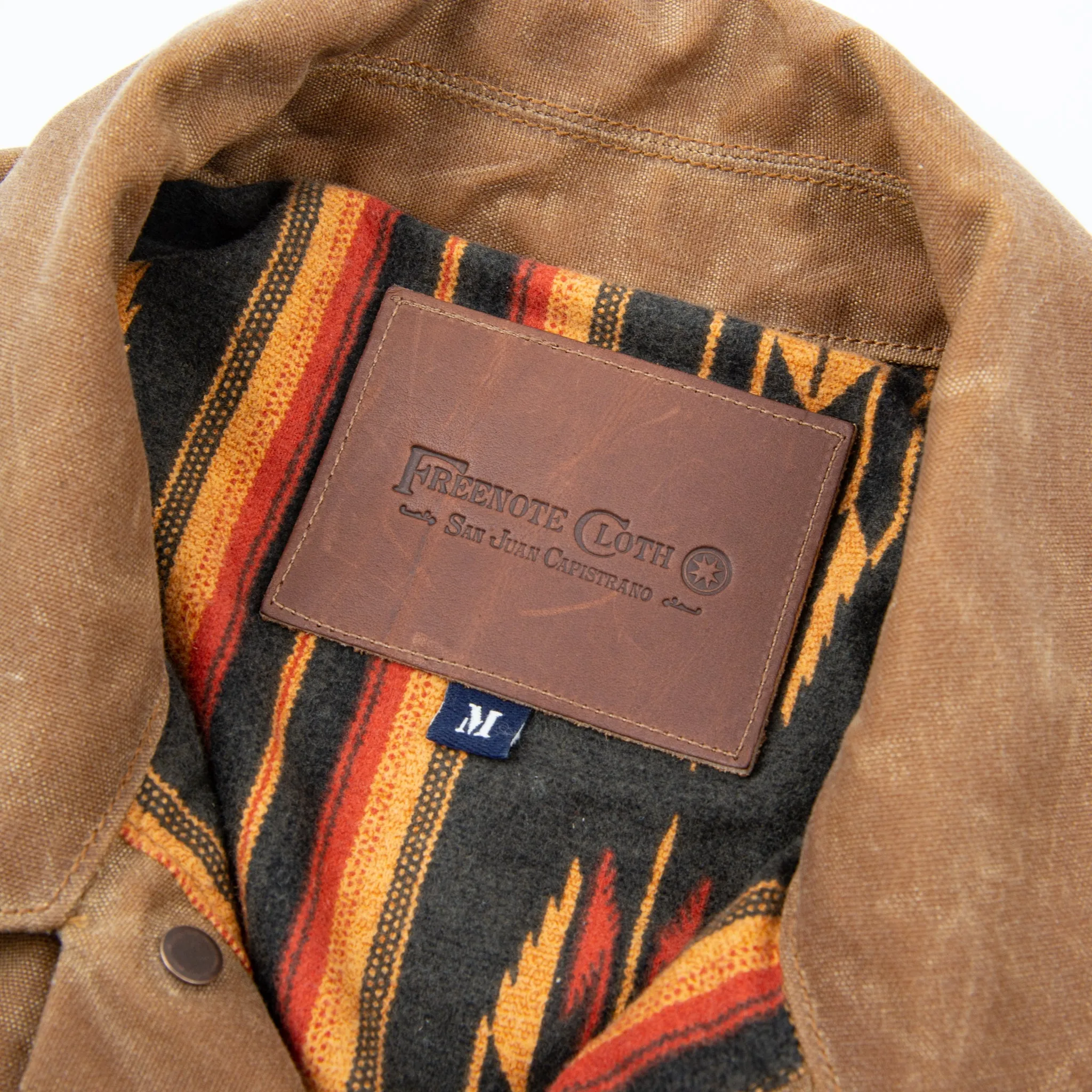 RIDERS JACKET WAXED CANVAS - RUST sold by Cave and Post product image thumbnail 3