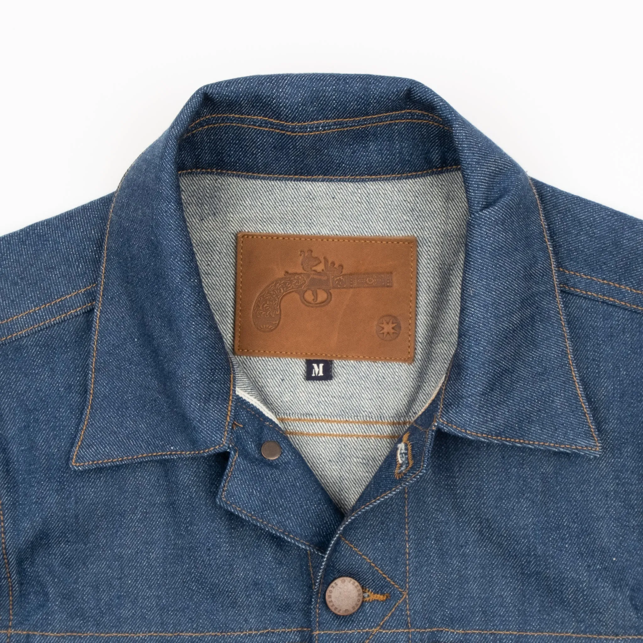 CLASSIC DENIM JACKET 12 OUNCE VINTAGE BLUE DENIM sold by Cave and Post product image thumbnail 2