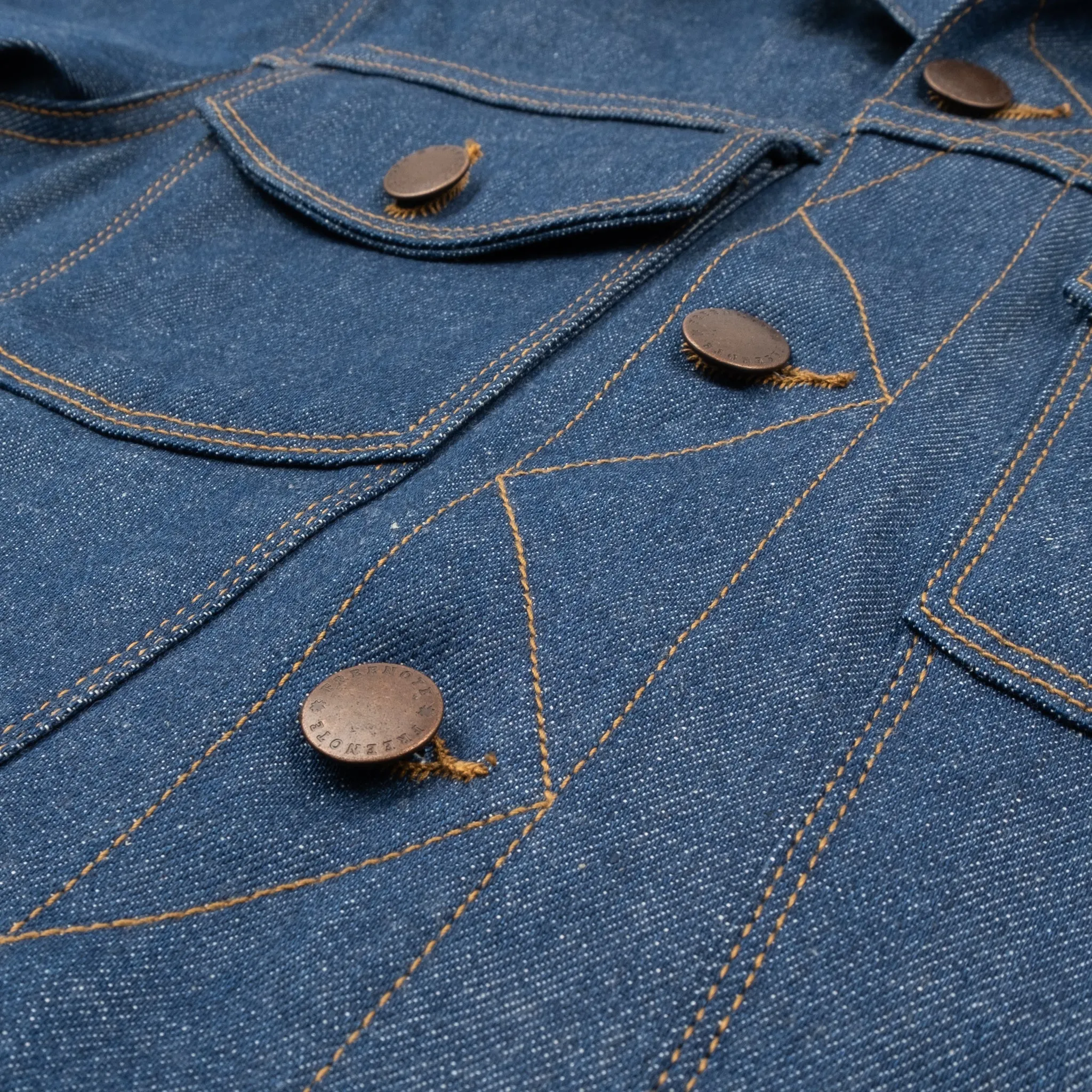 CLASSIC DENIM JACKET 12 OUNCE VINTAGE BLUE DENIM sold by Cave and Post product image thumbnail 5