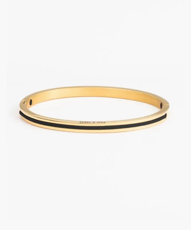 MAYA LOU - BLACK | GOLD sold by Cave and Post