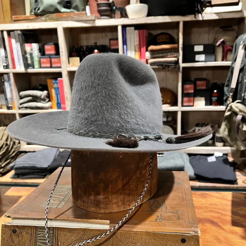 American Hat Company Western Hat Gray Fur Felt sold by Cave and Post