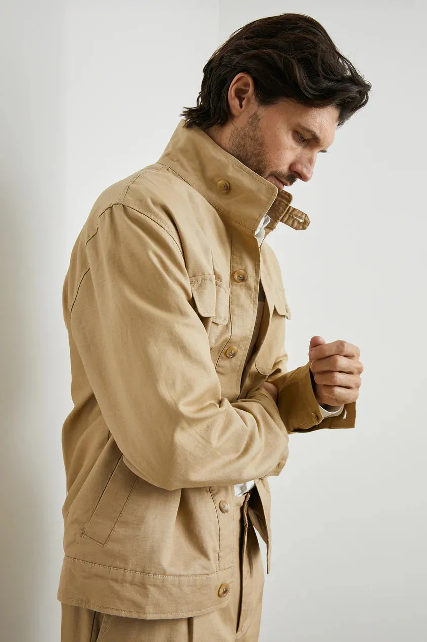 Tyrell Jacket - Khaki sold by Cave and Post product image thumbnail 4