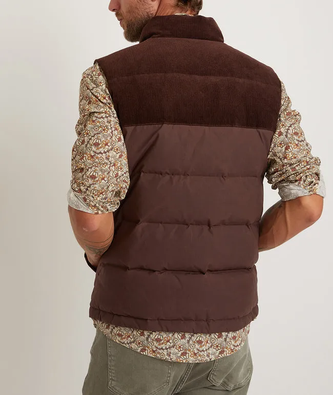 Pantoll Puffer Vest in Brown sold by Cave and Post product image thumbnail 5
