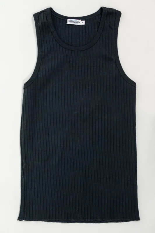 TWO BIT TANK - MIDNIGHT (BLACK) sold by Cave and Post