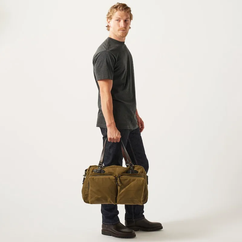 48 HOUR TIN CLOTH DUFFLE BAG - DARK TAN sold by Cave and Post product image thumbnail 3