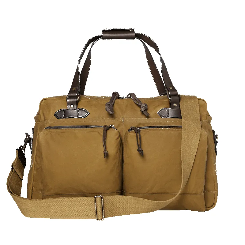 48 HOUR TIN CLOTH DUFFLE BAG - DARK TAN sold by Cave and Post product image thumbnail 4
