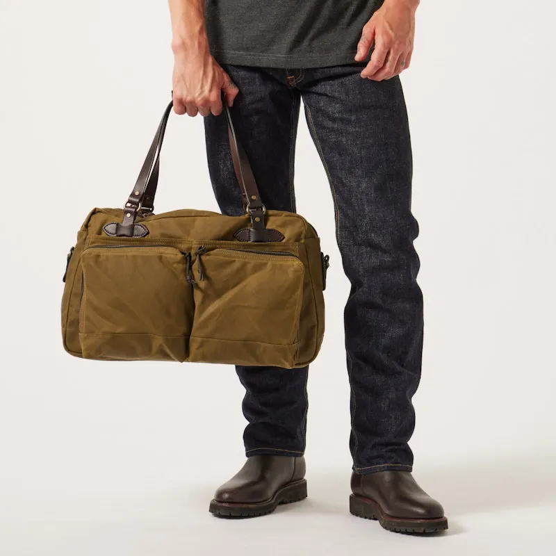 48 HOUR TIN CLOTH DUFFLE BAG - DARK TAN sold by Cave and Post product image thumbnail 2