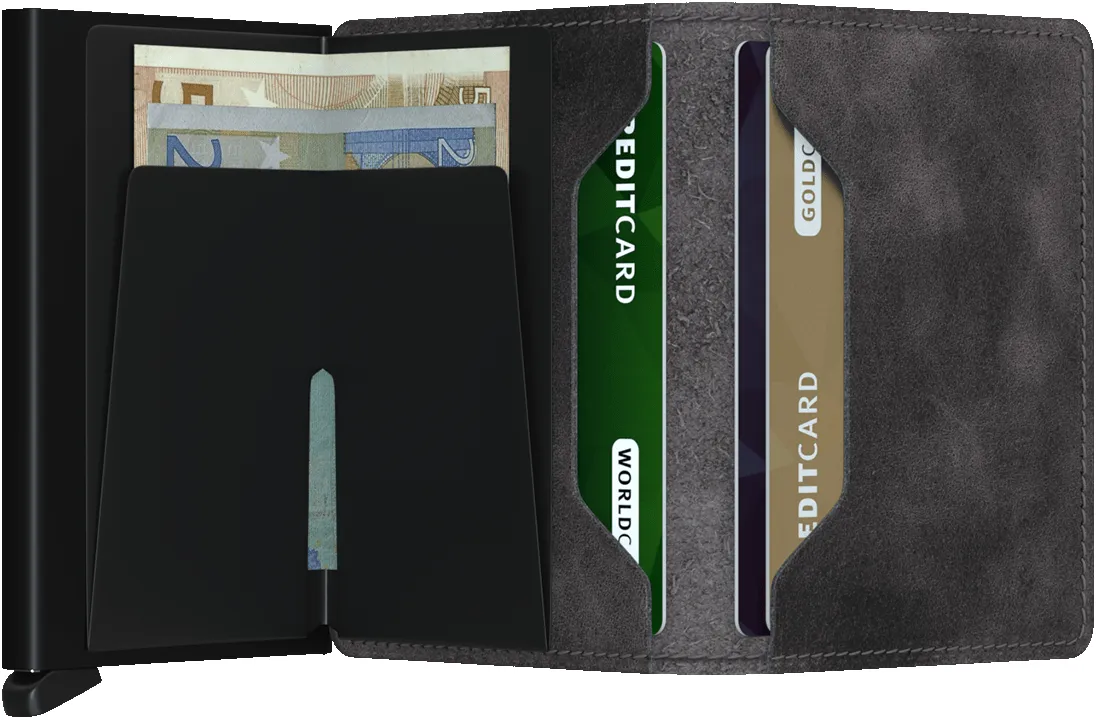 Slimwallet - Vintage Grey-Black sold by Cave and Post product image thumbnail 3