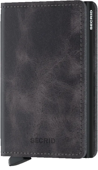 Slimwallet - Vintage Grey-Black sold by Cave and Post product image thumbnail 2