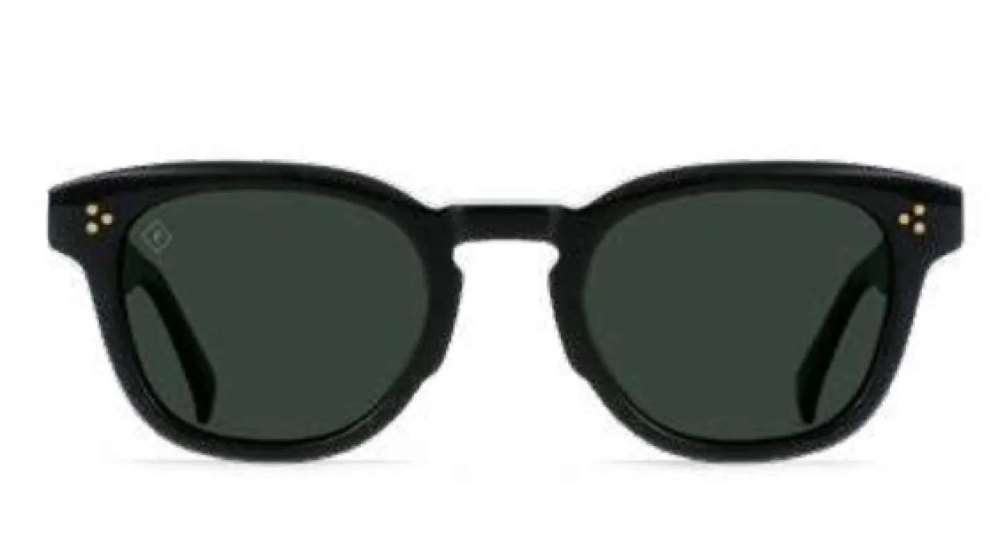SQUIRE - RECYCLED BLACK / GREEN POLARIZED - Size 49 sold by Cave and Post