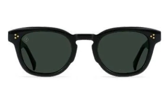 SQUIRE - RECYCLED BLACK / GREEN POLARIZED - Size 49 sold by Cave and Post