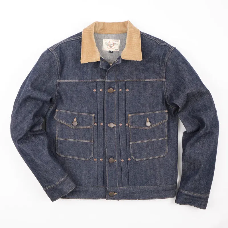 RJ-3 13 OUNCE INDIGO DENIM RIDERS JACKET sold by Cave and Post