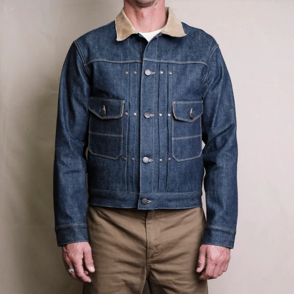 RJ-3 13 OUNCE INDIGO DENIM RIDERS JACKET sold by Cave and Post product image thumbnail 2