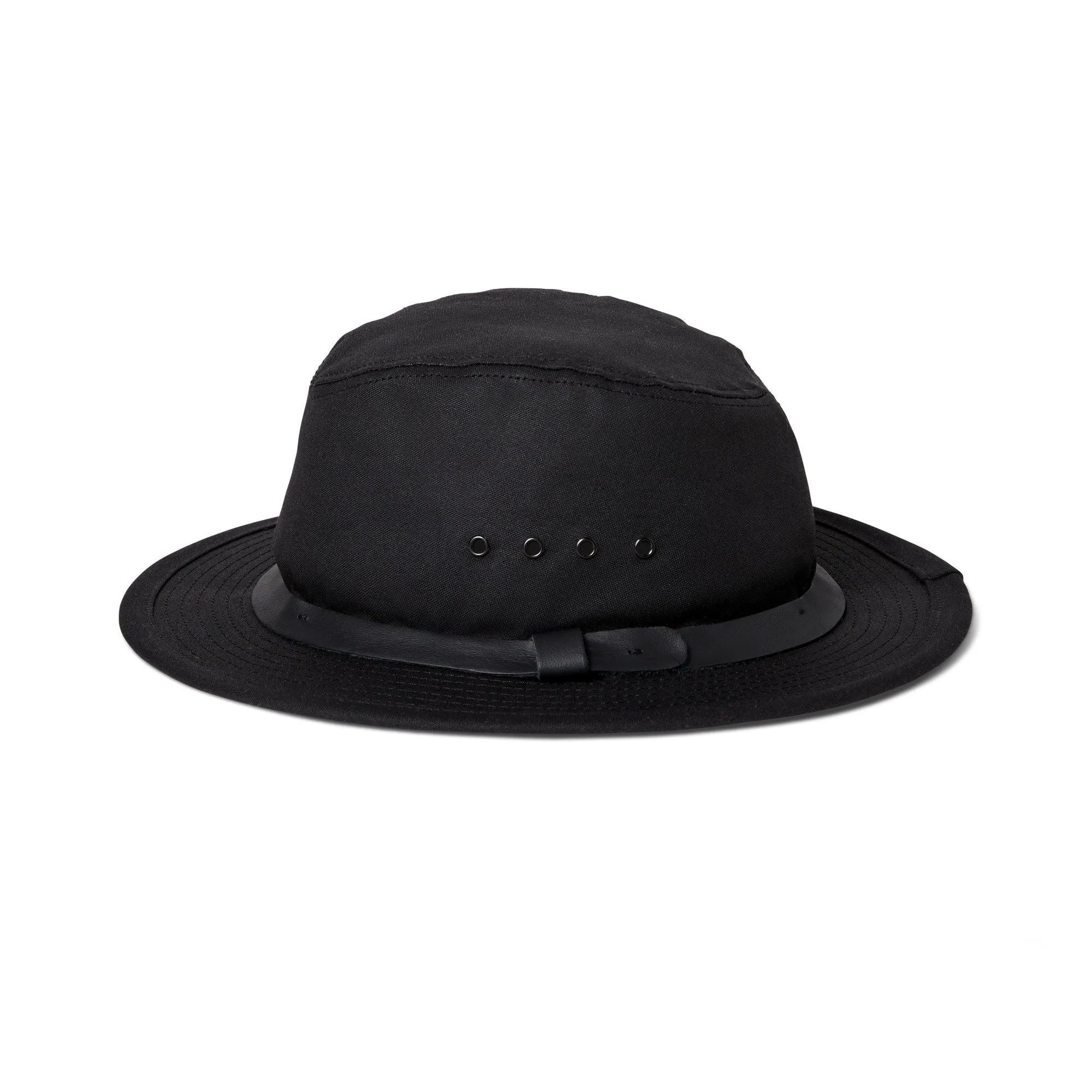 TIN CLOTH PACKER HAT - BLACK sold by Cave and Post