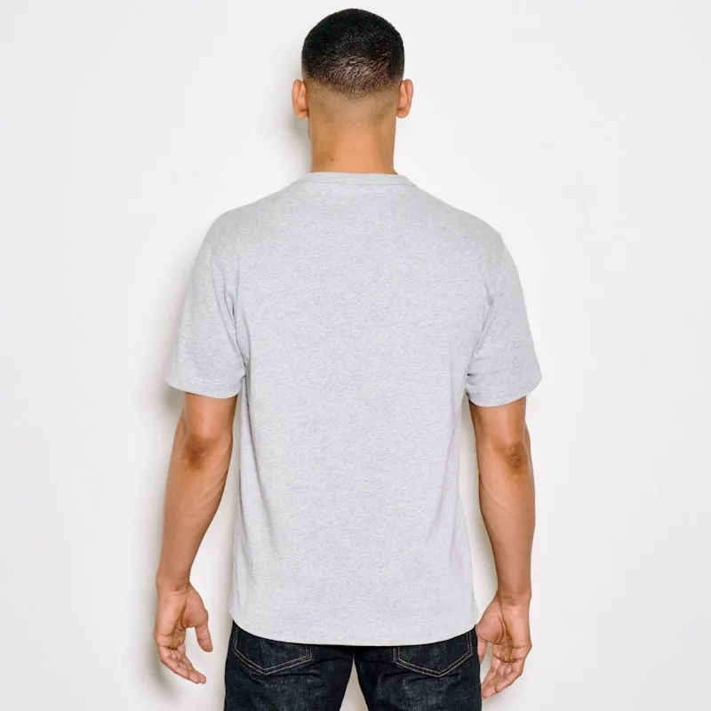 FRONTIER HENLEY T-SHIRT - HEATHER GRAY sold by Cave and Post product image thumbnail 2