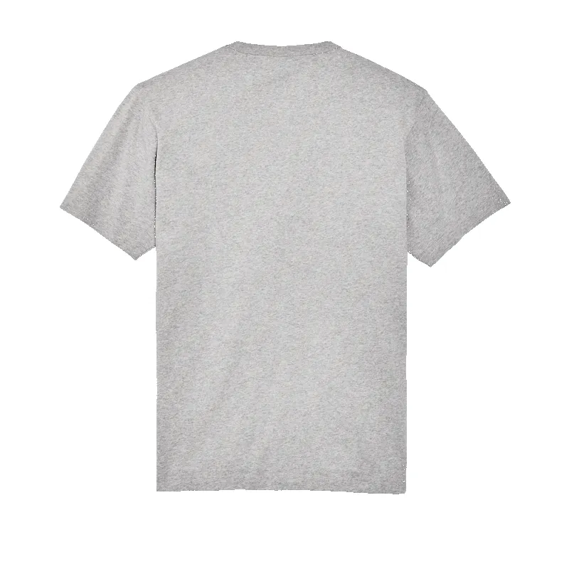 FRONTIER HENLEY T-SHIRT - HEATHER GRAY sold by Cave and Post product image thumbnail 5