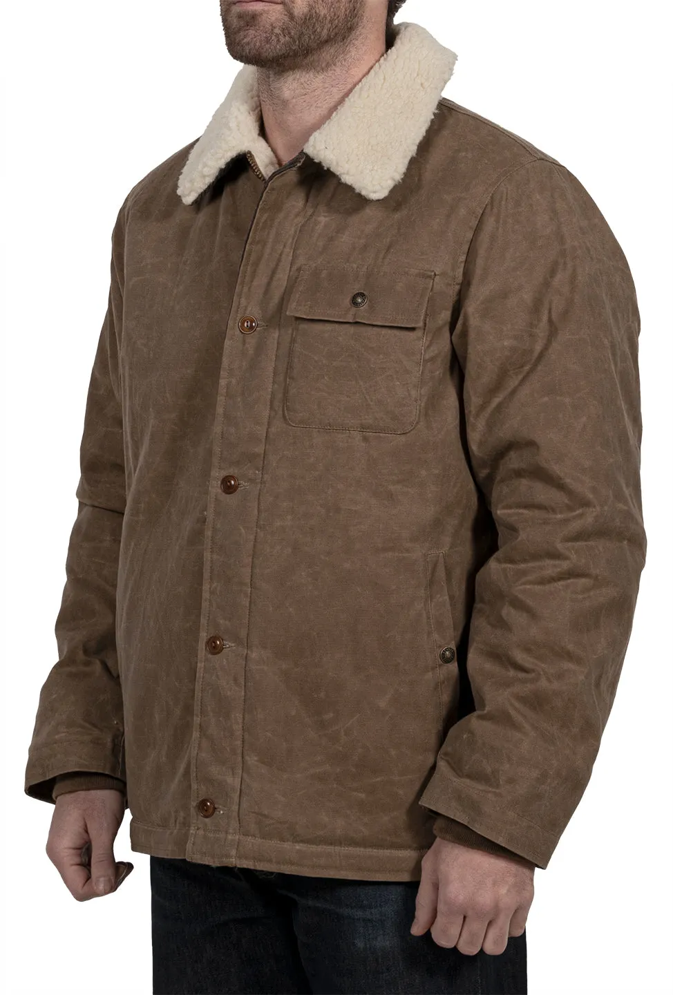 Waxed Cotton Work Jacket sold by Cave and Post product image thumbnail 4