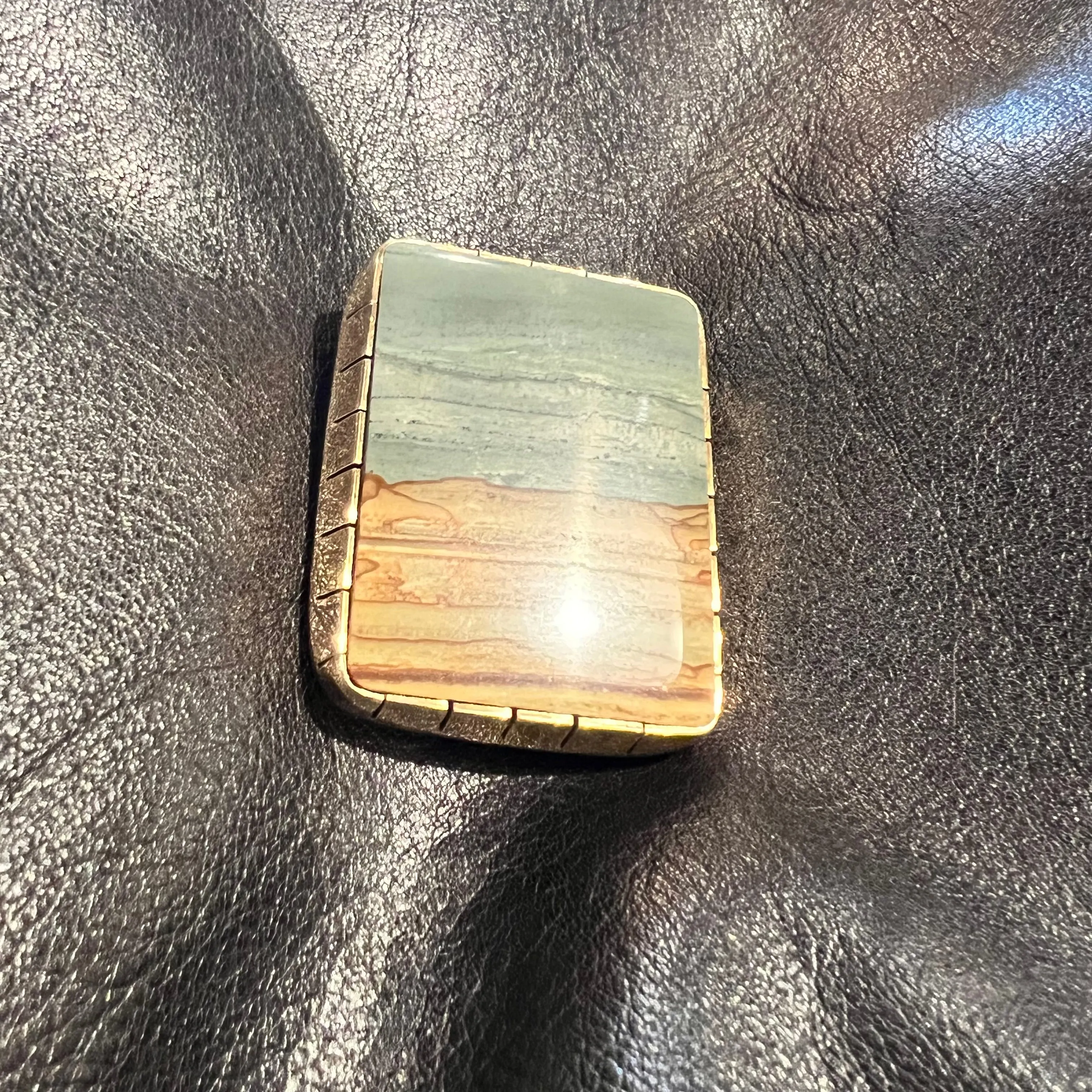 One of Kind Succor Creek Picture Jasper Money Clip sold by Cave and Post product image thumbnail 5